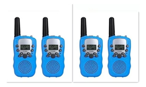 De Radio Walkie Talkie Para Niños 8 Km Rangre, 4 Piezas