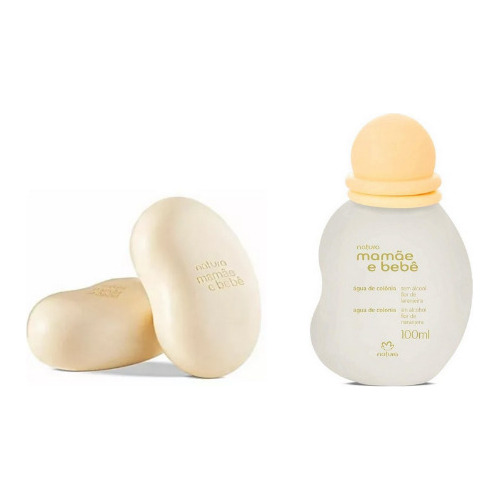 Natura Mamãe E Bebê Kit Perfume 100ml + 2 Sabonetes Barra