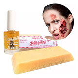 Cera Scar Wax Piel Falsa Pegamento Mastic Fx Bella Dersina