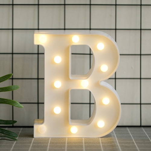 Letras Led 3d Luces Foco Lampara Decora Abecedario A A La Z