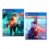 Combo Pack Battlefield 2042 + Battlefield V Ps4 Nuevos*