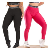 Kit 2 Legging De Academia Feminino