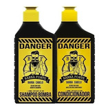 Kit Shampoo + Acondicionador Danger Barba Forte 250 Ml