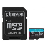 Memoria Kingston Micro Sdxc Canvas Go Plus 64gb Uhs-i U3 V30