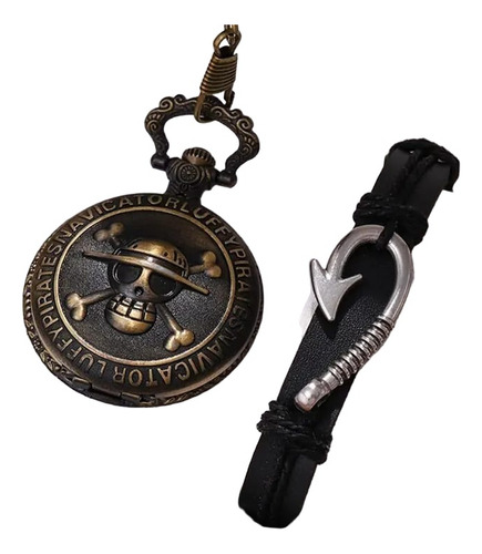 Reloj De Bolsillo One Piece Manilla 