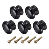 Metallixity Round Wood Drawer Knob, (34mm Dia) 5pcs, Wood P.