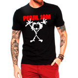 Camisa Camiseta Pearl Jam Banda De Rock Masculina Em Algodão