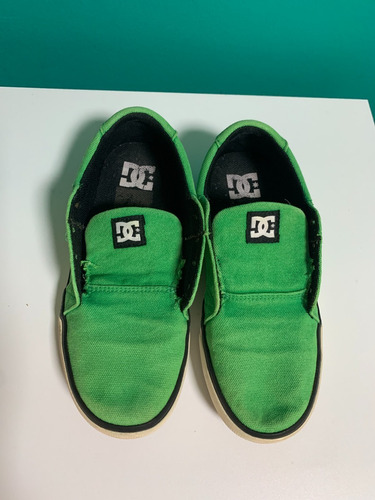 Zapatillas Originales Dc - Color Verde