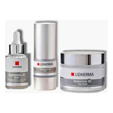 Kit Hyaluronic 4 D Cream + Serum +contorno De Ojos Lidherma