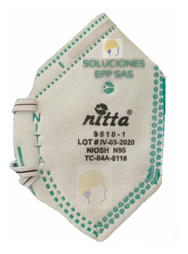 50 Unid Mascarilla Nitta N95 Orig - Unidad a $1700