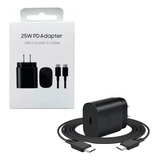 Cargador Para Samsung Pd 25w Carga Rápida Tipo C A Tipo C