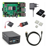 Kit Raspberry Pi4 2gb Ram + Case +cartão 32gb + Hdmi + Fonte