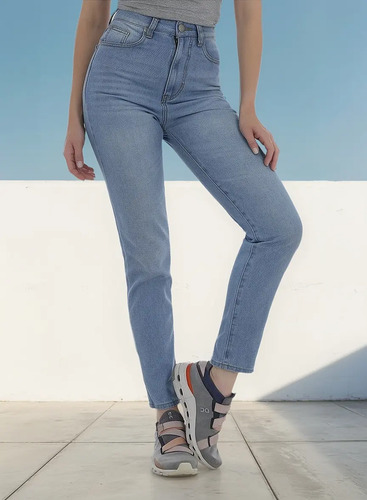 Mom Jeans Para Mujer Premium Fit Rock Pantalon Dama
