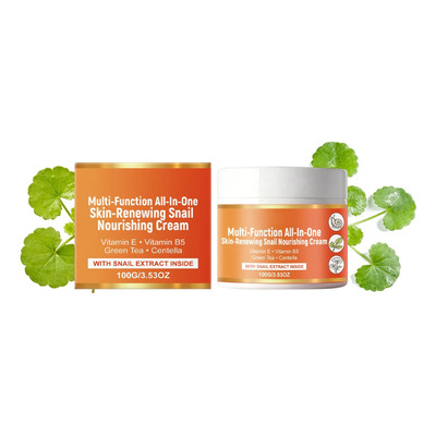 Crema Facial Hidratante Antiedad Con Forma De Caracoles 100