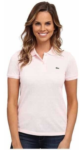 Playera Polo Rosa Lacoste