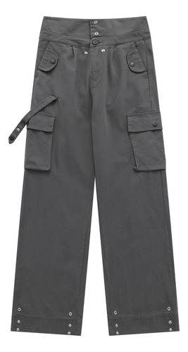 Pantalones Cargo De Algodón A La Moda Americana, Unisex