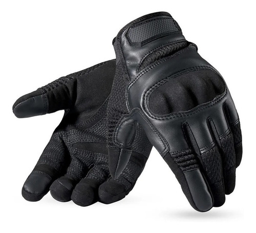 Guantes Cuero Para Moto Con Protecciónes De Pantalla Táctil