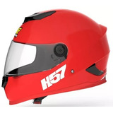 Casco Integral Halcon H57 Negro Rojo Magenta // Global Sales