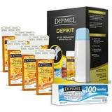 Kit Depilacion Depimiel Depikit+ 6 Cera Roll On+ 100 Bandas 