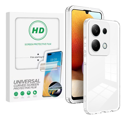 Carcasa Rígido Transparente Para Poco M6 Pro 4g + Hidrogel