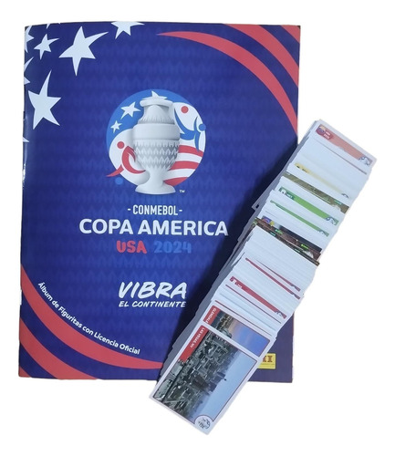 Album Copa America Usa 2024 +100 Figuritas S/ Repetir Panini