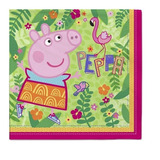 Servilletas Para Cumpleaños Peppa Pig 12 Unidades Glam