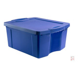 Baul Caja Organizadora Plastico 55 Lts - Garageimpo Color Azul