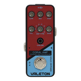 Pedal Valeton Crl-5 P/ Guit. Coral Amp Modelador De Ampli.