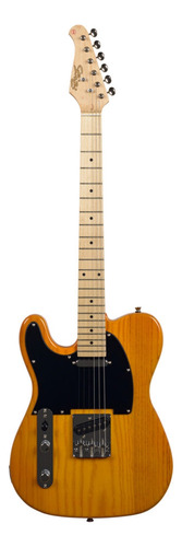 Guitarra Seizi Vintage Saitama Ash Tl Canhota Butterscotch