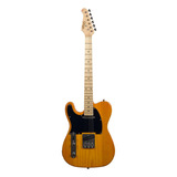 Guitarra Seizi Vintage Saitama Ash Tl Canhota Butterscotch