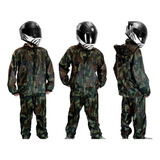 Impermeable Para Moto Caceria 2 Piezas Camuflajeado