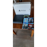 Consola Ps4 1tb Slim Con 1 Joystick Y 4 Juegos 