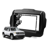 Moldura Painel Dvd 2 Din Multimidia Jeep Renegade Completa