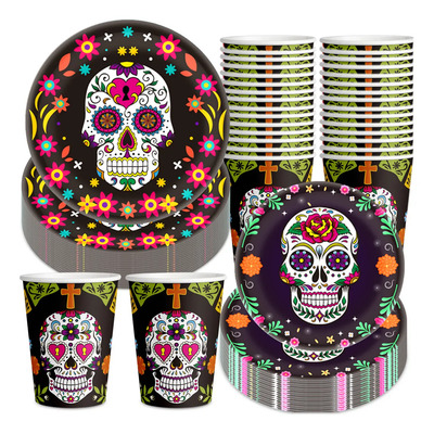 Papel Mexicano For Fiestas De Halloween Con Motivo Del ..