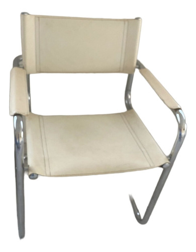 Cadeira Couro De Designer Italiano - Made In Itália