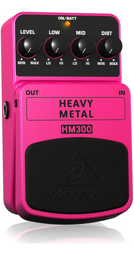 Behringer Hm300 Pedal Distorcion Guitarra Bajo Musicapilar