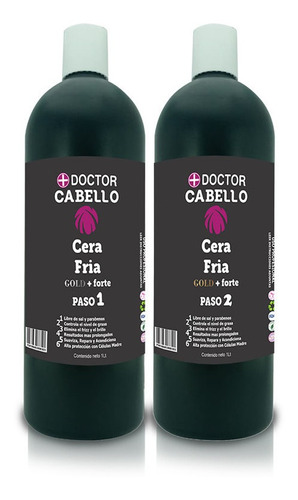 Dr. Cabellos Cera Fria Gold + Forte 2 Pasos