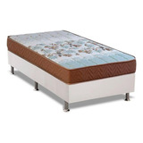 Cama Box Solteiro: Colchão Espuma Kappesberg D40 Sonolev + 