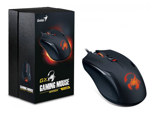 Mouse Gamer Genius Retroiluminado Gx Gaming Ammox X1-400