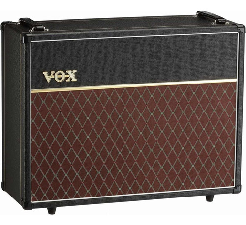 Vox V212c Caja 2x12 Celestion Greenback Color Negro