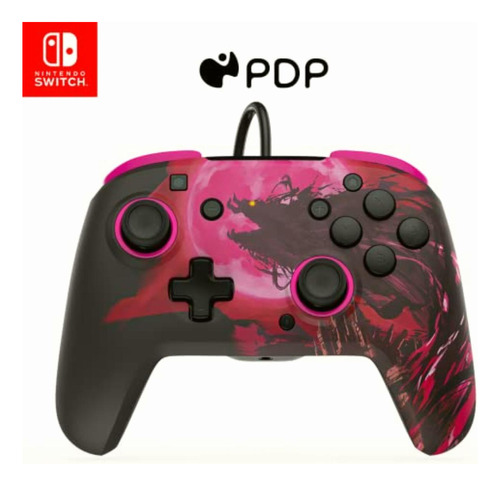 Pdp Rematch Enhanced Wired Nintendo Switch Pro Controller,