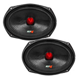 Par Alto Falantes Mid Bass Etm 6x9 Pol 200w Rms Trio Goiano