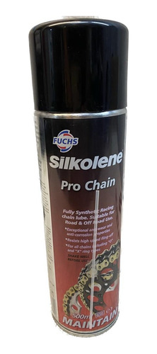 Lubricante De Cadena Sintetico Silkolene Pro Chain X 500ml