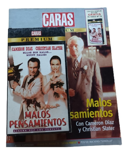 Vhs Videoteca Caras N° 13 Malos Pensamientos