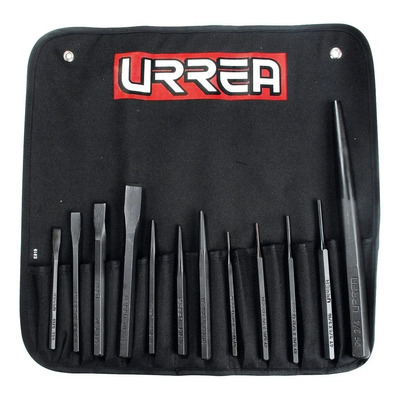 Juego De Cinceles, Punzones Y Botadores 12 Piezas Urrea No.5