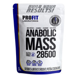 Suplemento Em Pó Profit  Anabolic Mass 28500 Whey Protein Anabolic Mass 28500 Sabor  Morango Em Saco