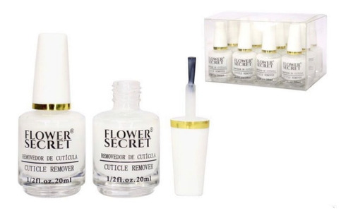 Pack 3 Removedor De Cutícula Flower Secret 15 Ml