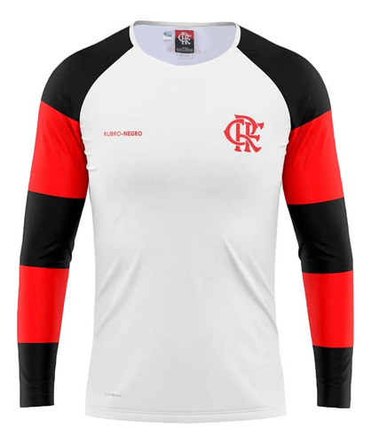 Camisa Flamengo Braziline Steep Manga Longa Oficial + Nf
