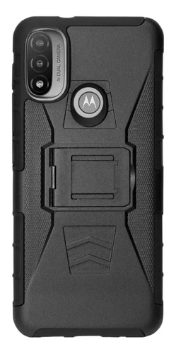 Funda De Uso Rudo Con Clip Robot Con Mica Para Motorola