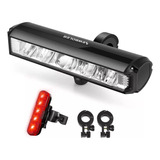 Luz Para Bicicleta, 6000 Lúmenes, Ipx5, Impermeable, 5 Led